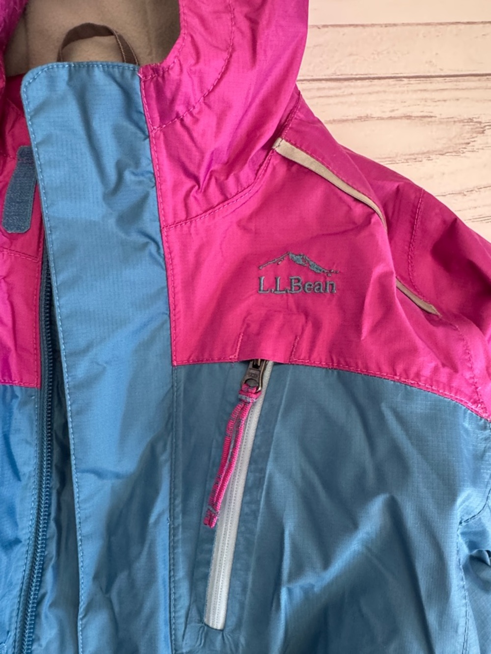 LL Bean lined raincoat - Picture 2 of 7